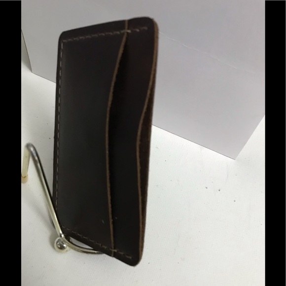 Rustico Credit Card Holder 100% leather Made in USA Brand New - Picture 7 of 10